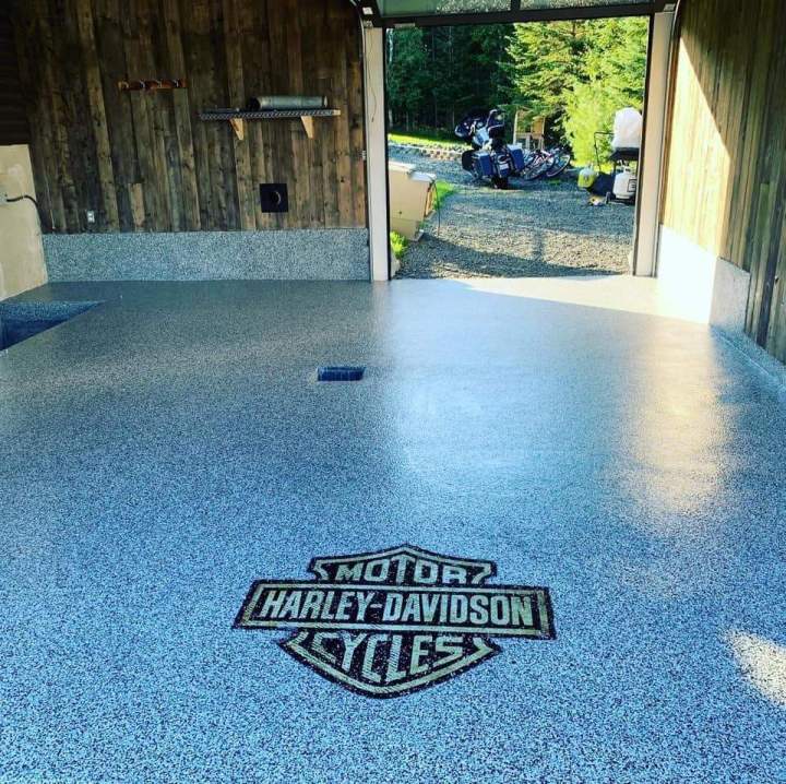 Plancher époxy haute résistance Saint-Théophile