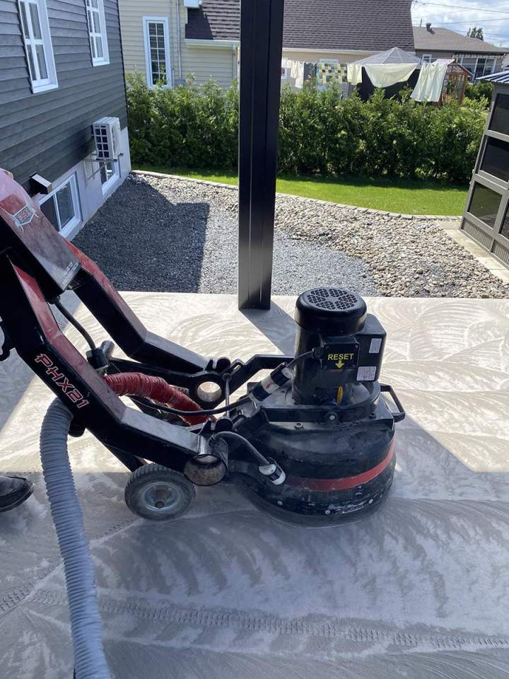 Réalisation d'époxy pour béton Saint-Théophile